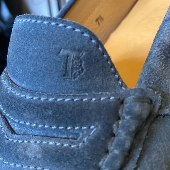 TOD’S Blue Suede Driving Loafers main image 5